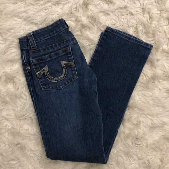 True Religion Jeans Premium Denim Straight Leg Sz 26 Made in USA PERFECT - Picture 3 of 10